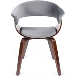 Scaun Mebel Elite Gary (Grey/Walnut) Thumb
