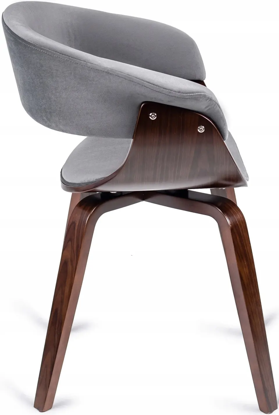 Scaun Mebel Elite Gary (Grey/Walnut) - 4