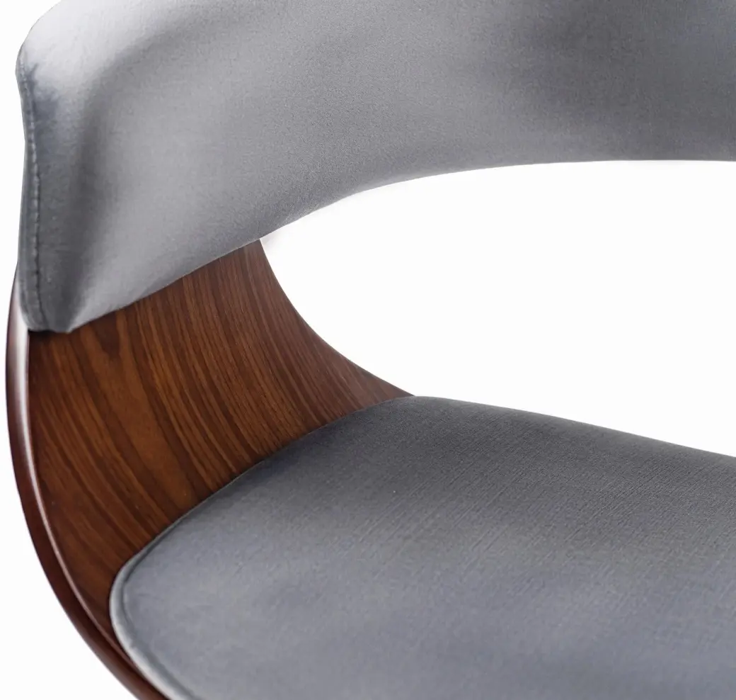 Scaun Mebel Elite Gary (Grey/Walnut) - 7