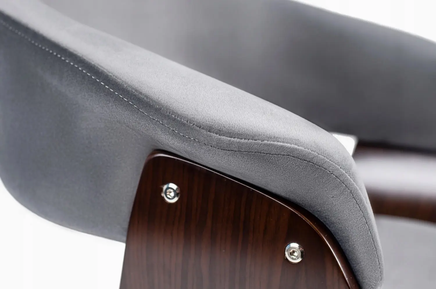 Scaun Mebel Elite Gary (Grey/Walnut) - 8