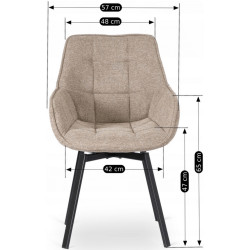 Scaun Mebel Elite Luna 2 (Beige) Thumb