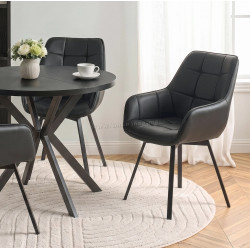 Стул Mebel Elite Luna ECO (Black)