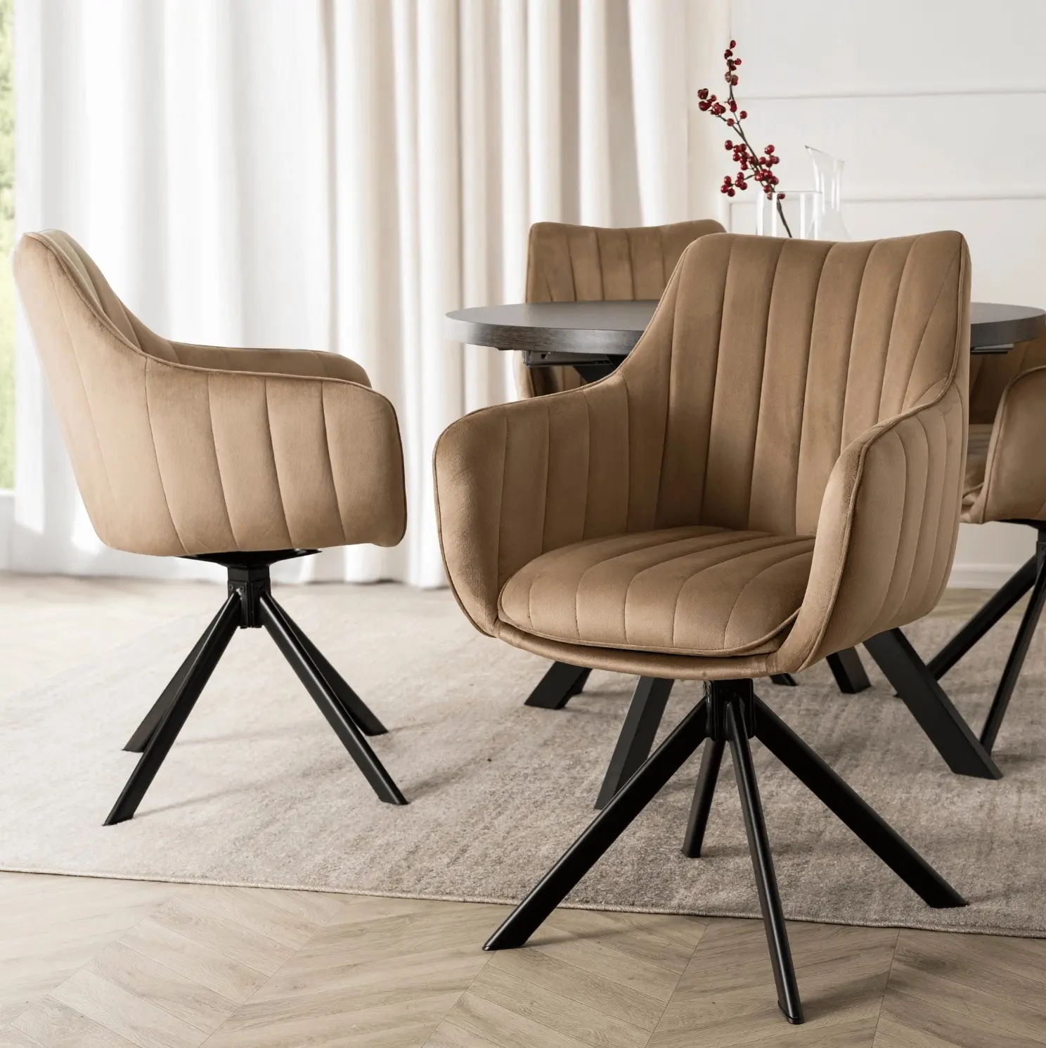 Scaun Mebel Elite Mumbai 2 (Beige) - 8