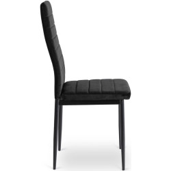 Scaun Mebel Elite Naris Velour (Black) Thumb