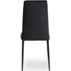 Scaun Mebel Elite Naris Velour (Black) Thumb