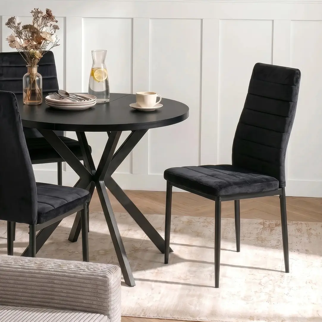 Scaun Mebel Elite Naris Velour (Black)