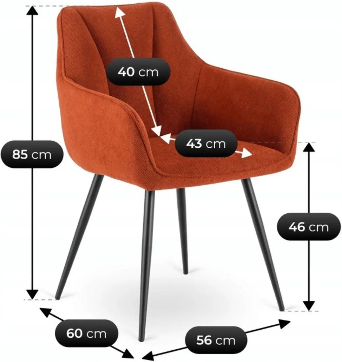Scaun Mebel Elite Nawara (Rude) - 4