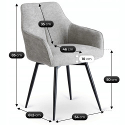 Стул Mebel Elite Palma (Grey) Thumb