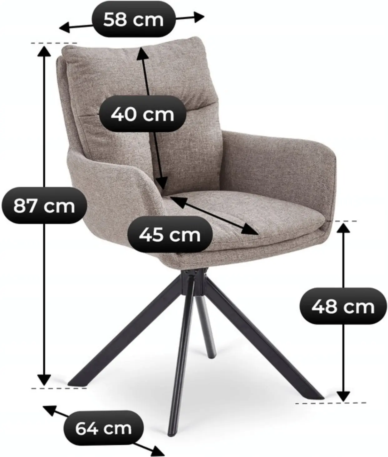 Стул Mebel Elite Paul (Light Brown) - 7
