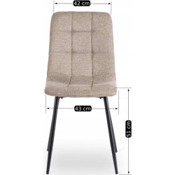 Scaun Mebel Elite Peru 2 (Beige) Thumb