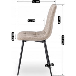 Scaun Mebel Elite Peru 2 (Beige) Thumb