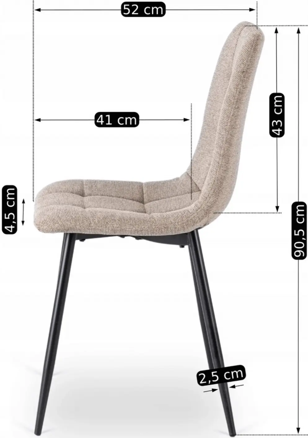 Scaun Mebel Elite Peru 2 (Beige) - 6