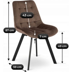 Стул Mebel Elite Rick (Brown) Thumb