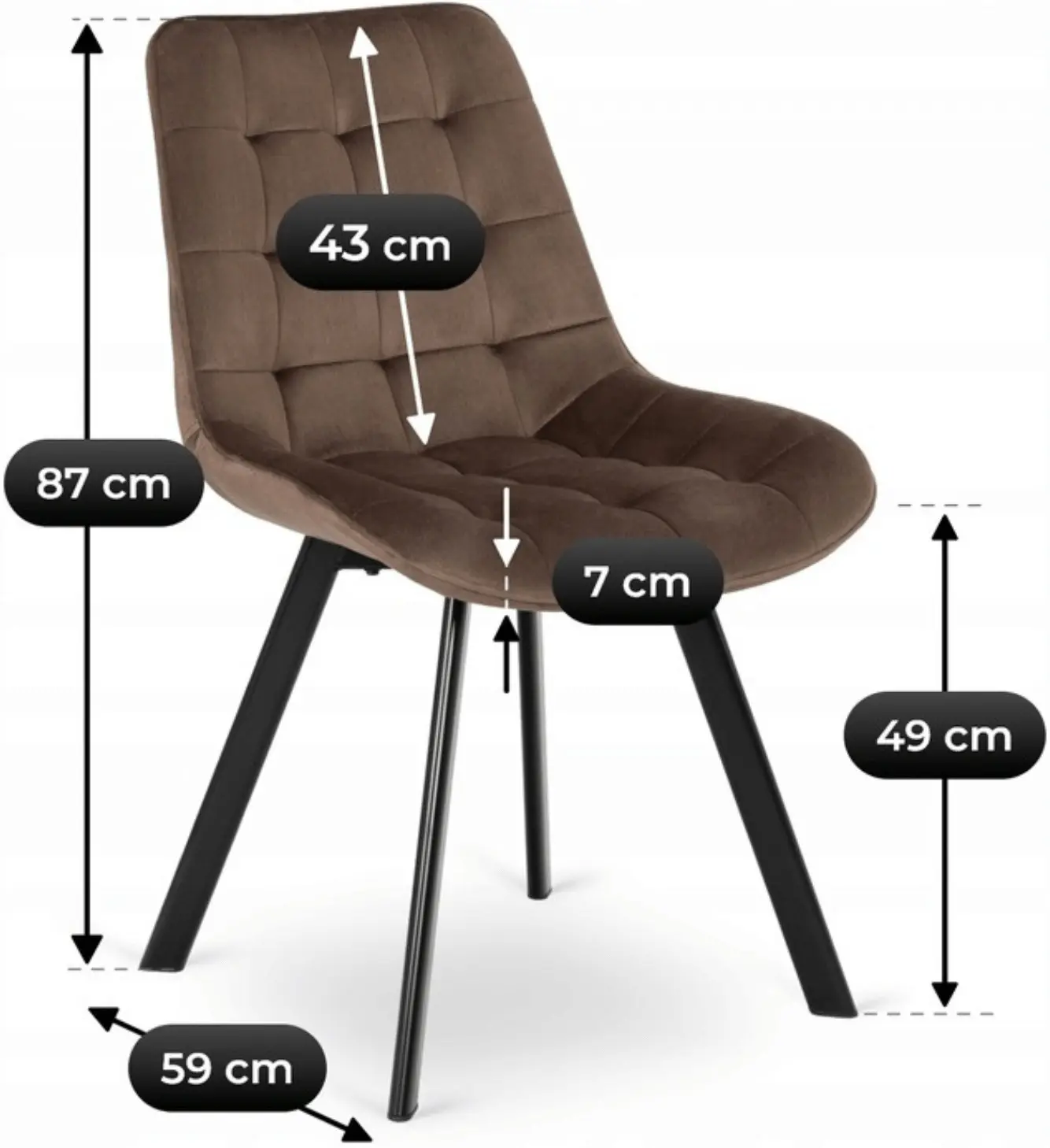 Стул Mebel Elite Rick (Brown) - 7