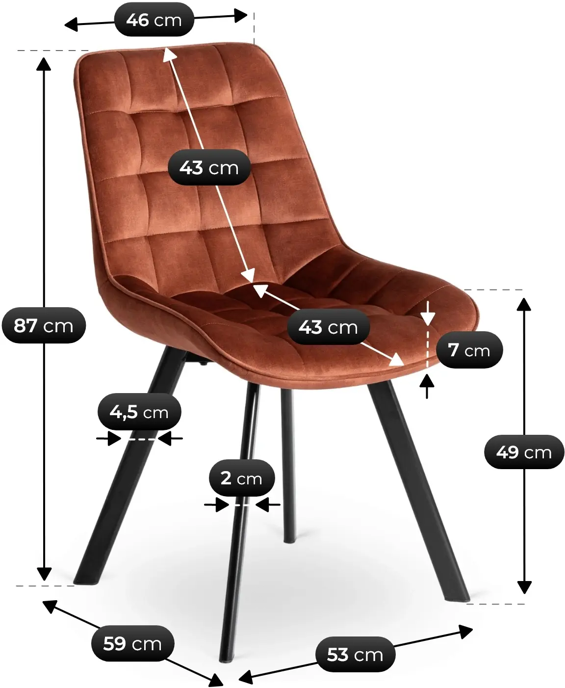 Scaun Mebel Elite Rick (Rude) - 8