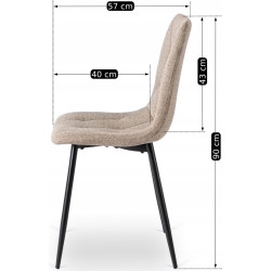 Стул Mebel Elite Robin 2 (Beige) Thumb
