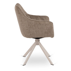 Стул поворотный Mebel Elite Aspen 2 (Beige/Cashmere) Thumb