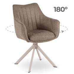Стул поворотный Mebel Elite Aspen 2 (Beige/Cashmere) Thumb