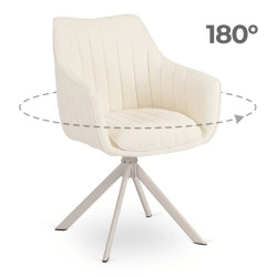 Стул поворотный Mebel Elite Baja (Cream/Cashmere) Thumb