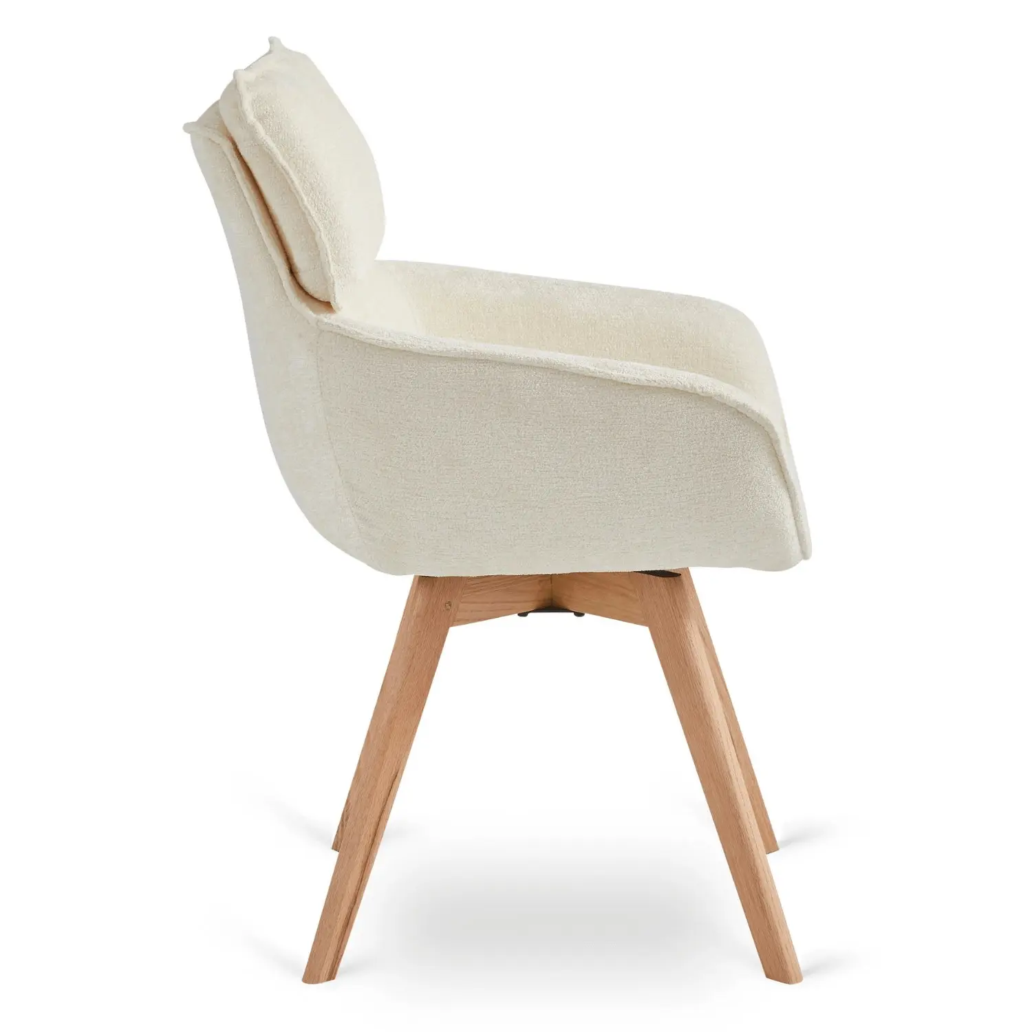 Scaun rotativ Mebel Elite Dias (Cream) - 3