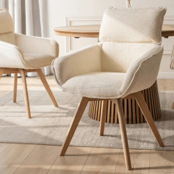 Scaun rotativ Mebel Elite Dias (Cream)