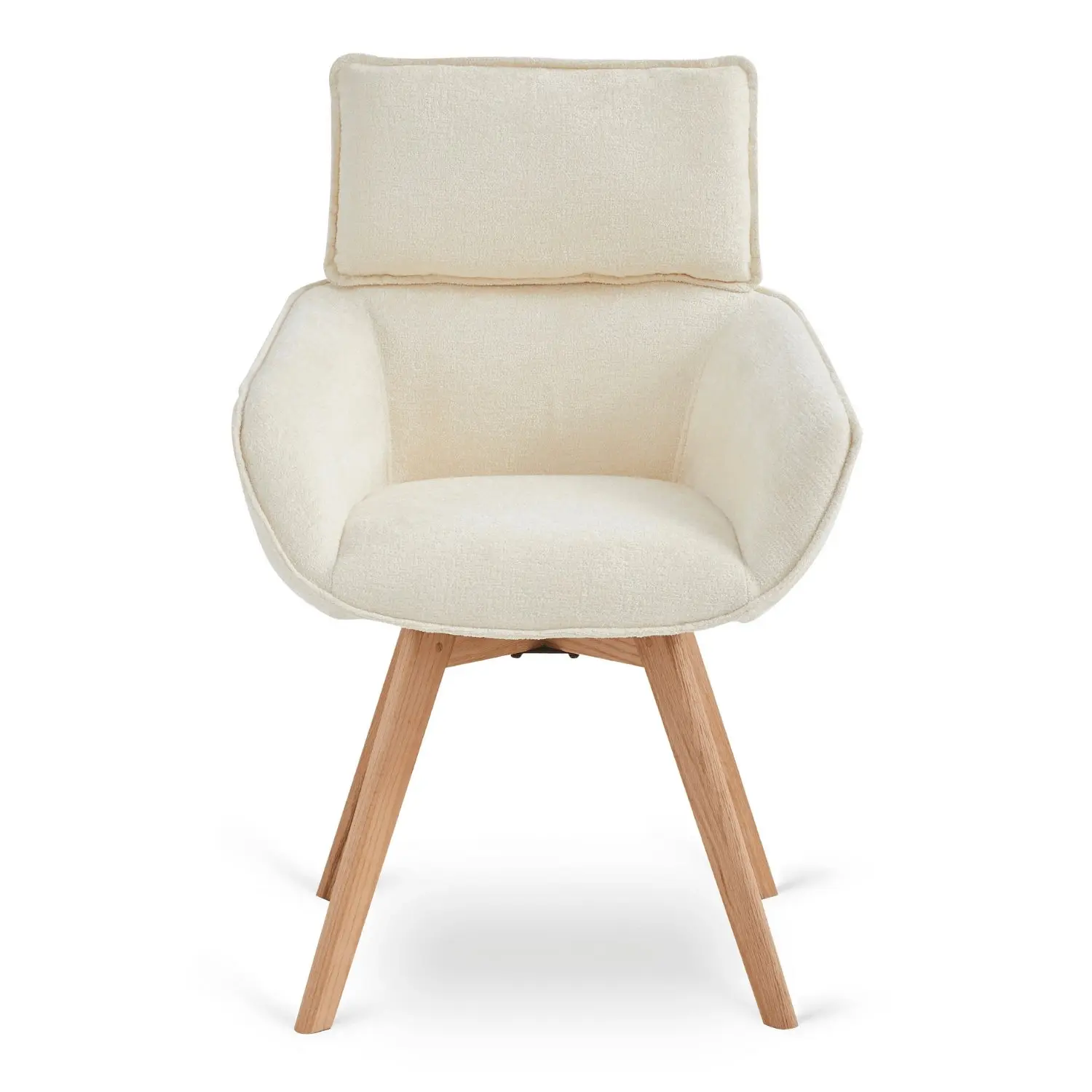 Scaun rotativ Mebel Elite Dias (Cream) - 4