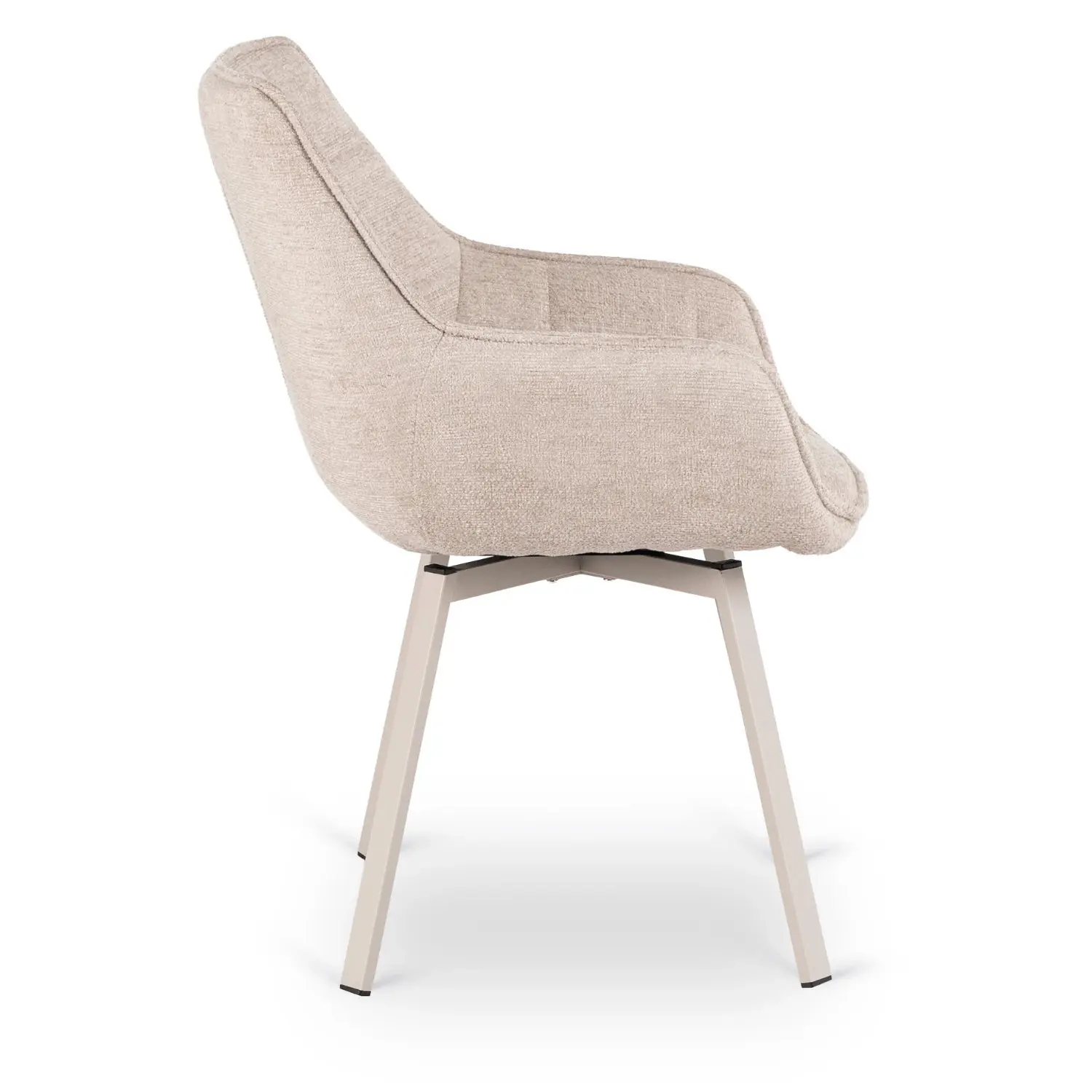 Стул поворотный Mebel Elite Mond (Cream) - 3