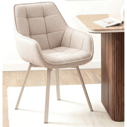 Стул поворотный Mebel Elite Mond (Cream)
