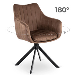 Стул поворотный Mebel Elite Mumbai 2 (Brown) Thumb
