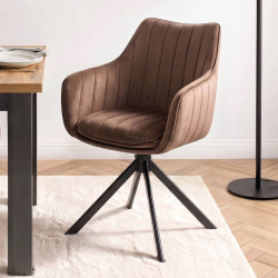 Стул поворотный Mebel Elite Mumbai 2 (Brown)