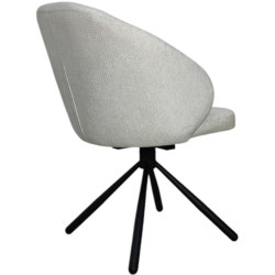 Стул Mobiland Patya Glow 01 (Cream/Black) Thumb