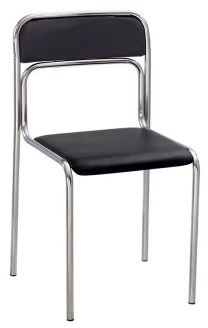 Стул Nowy Styl Ascona (Black/Chrome) - 2