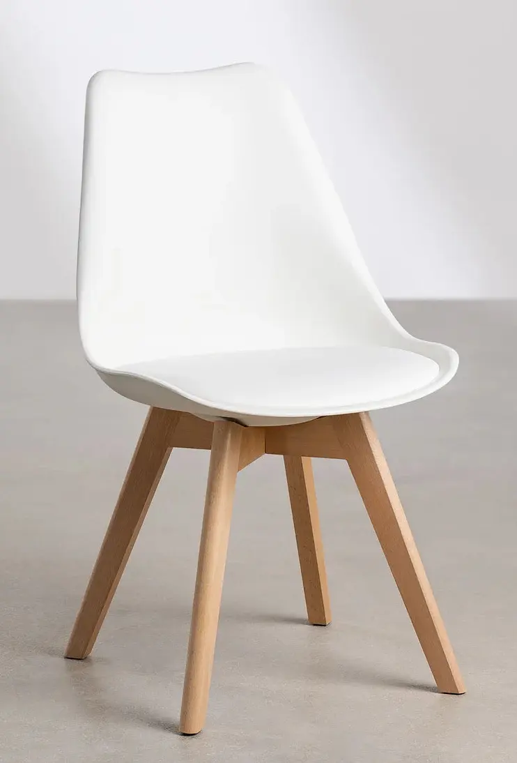 Стул Oslo (White/Beech) - 2