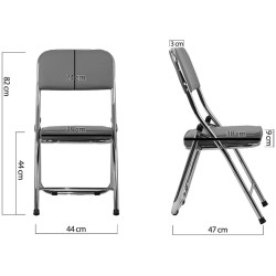 Складной стул Prestige Chairs HRC 607 (Grey) Thumb