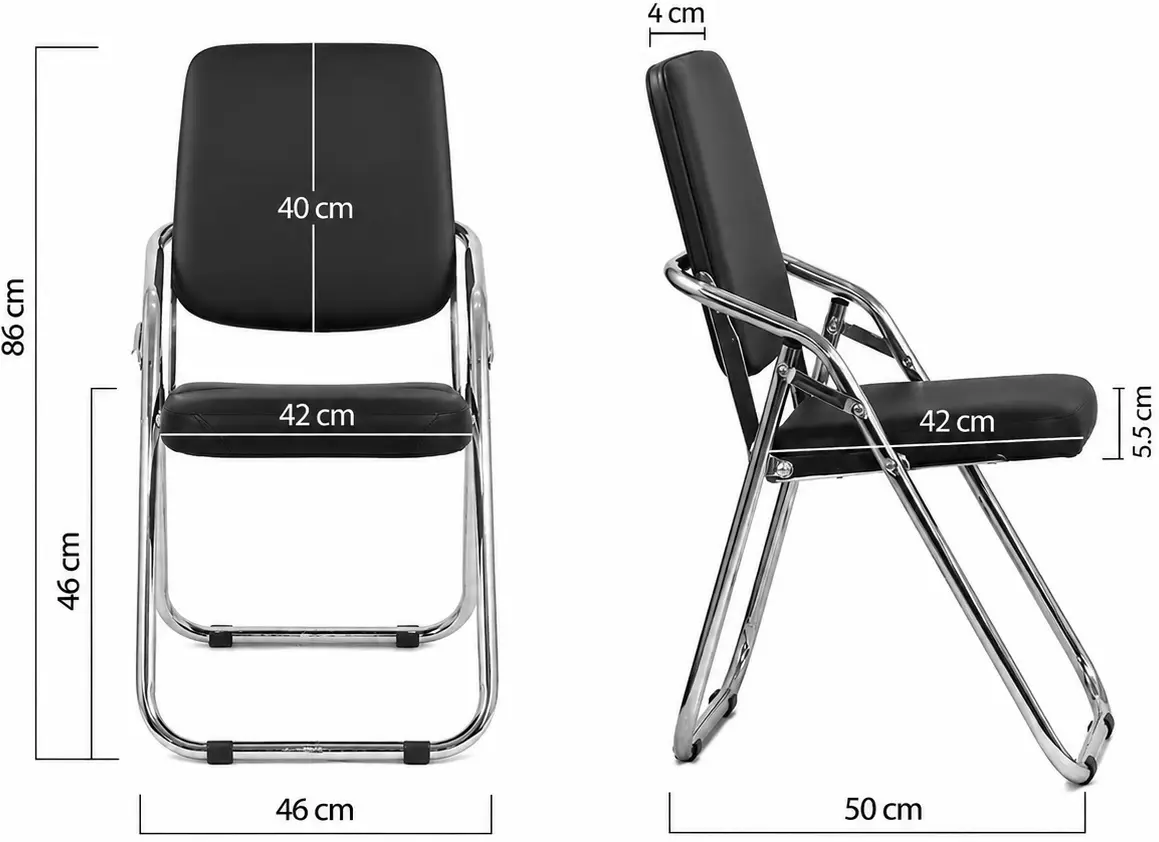 Складной стул Prestige Chairs HRC 609 (Black) - 3