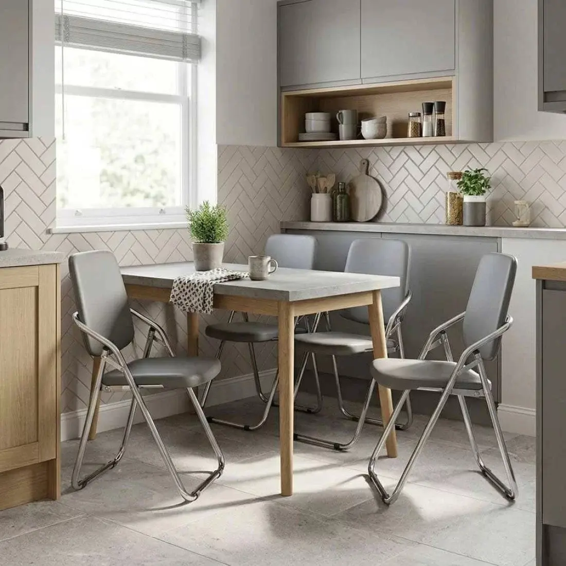 Складной стул Prestige Chairs HRC 609 (Grey) - 5