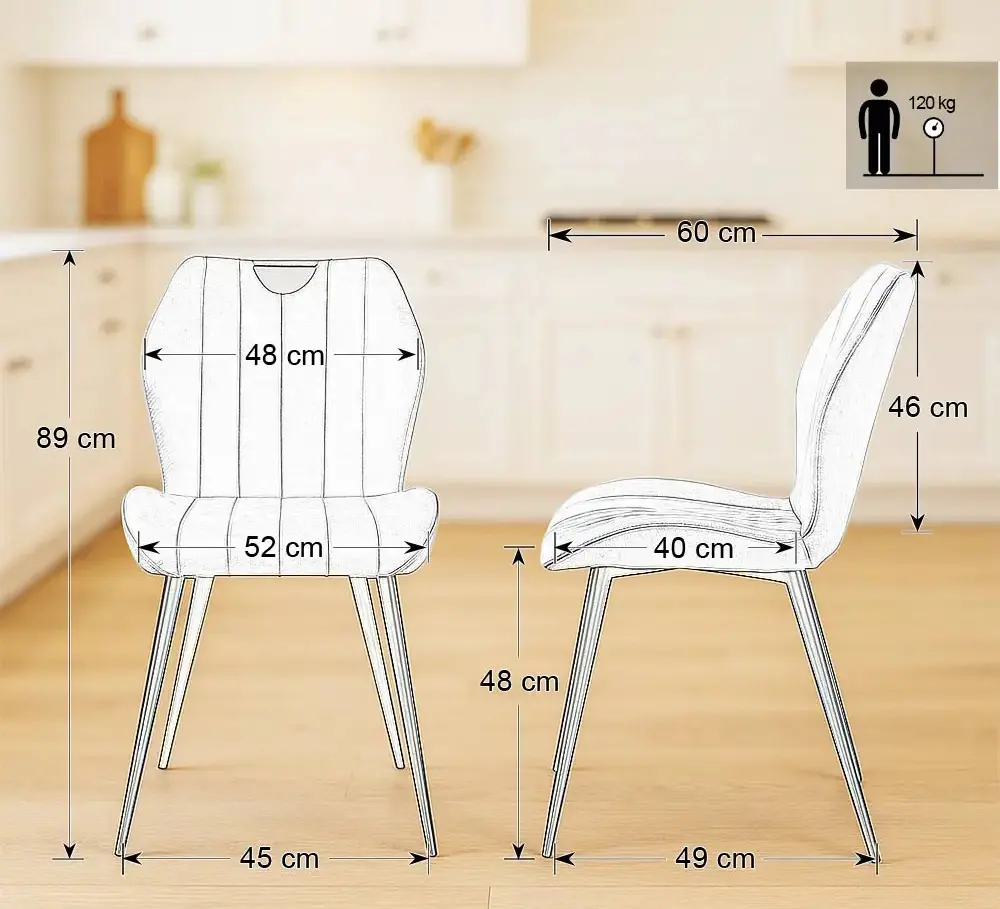 Стул Prestige Chairs BUC 204 (Black) - 7