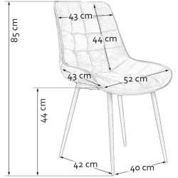 Стул Prestige Chairs BUC 206 (Green) Thumb