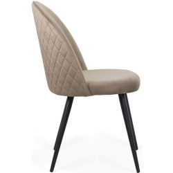 Стул Prestige Chairs BUC 207 (Beige/Black) Thumb