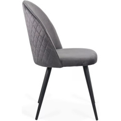Стул Prestige Chairs BUC 207 (Grey/Black) Thumb