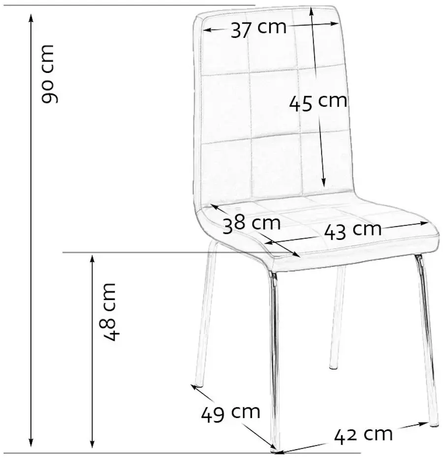 Scaun Prestige Chairs BUC 230 (White) - 6