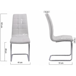 Стул Prestige Chairs BUC 231S (Cream) Thumb