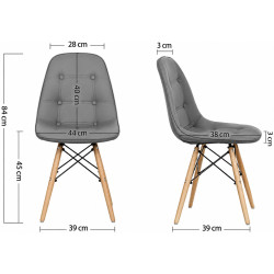 Scaun Prestige Chairs BUC 232 (Black) Thumb