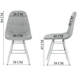 Scaun Prestige Chairs BUC 232N (Red) Thumb