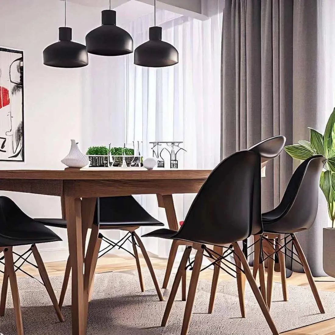 Scaun Prestige Chairs BUC 232P (Black) - 5