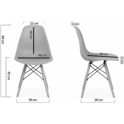 Scaun Prestige Chairs BUC 232P (Black) Thumb