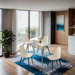 Scaun Prestige Chairs BUC 237X (Cream) Thumb