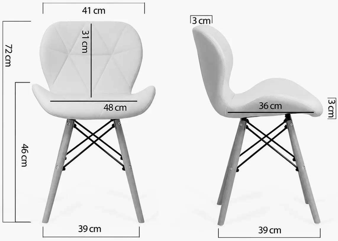 Scaun Prestige Chairs BUC 241 (Black) - 5