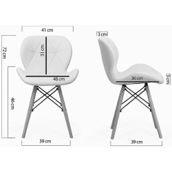 Стул Prestige Chairs BUC 241V (Burgundy) Thumb