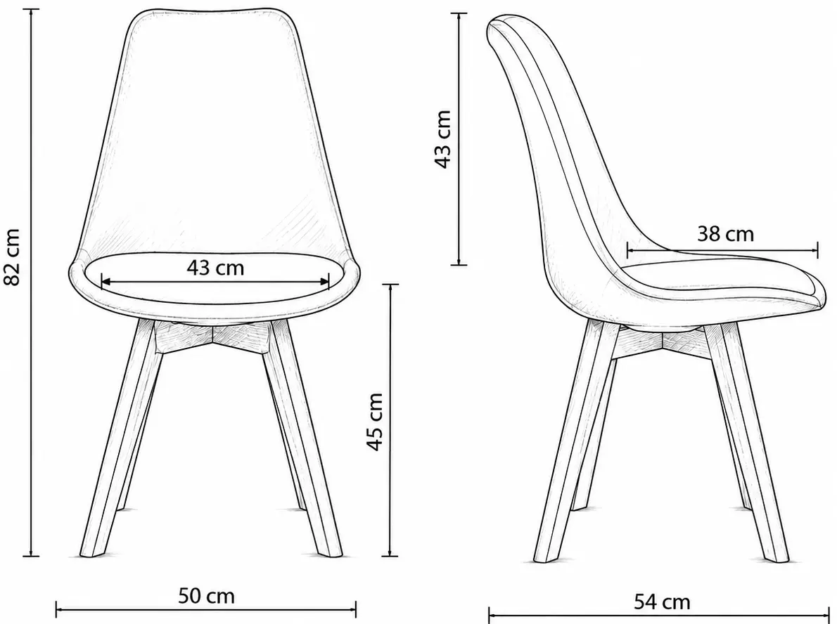 Scaun Prestige Chairs BUC 242V (Blue) - 8
